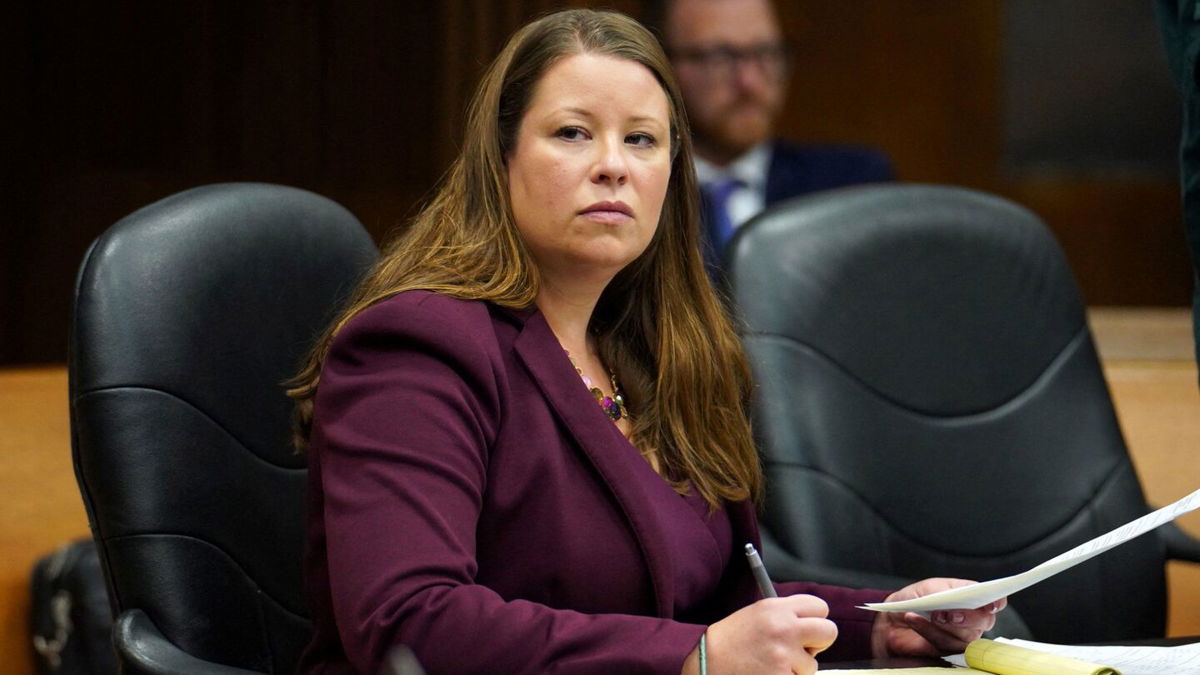 <i>Dieu-Nalio Chery/Reuters via CNN Newsource</i><br/>Stefanie Lambert listens during a court hearing in Detroit