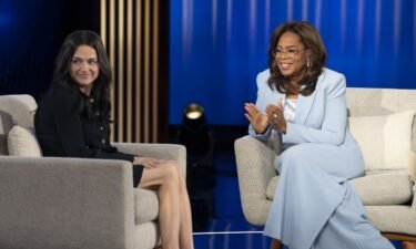 Amy Kane with Oprah Winfrey on "An Oprah Special: Shame