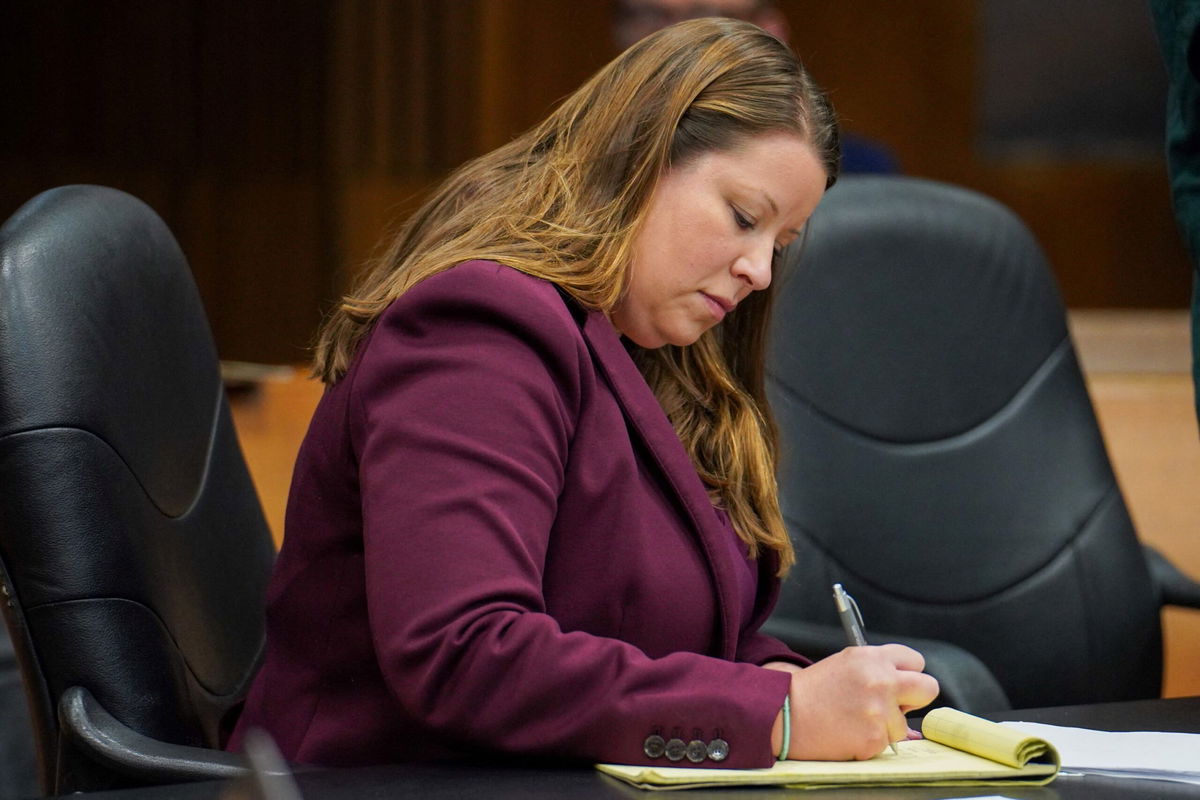 <i>Dieu-Nalio Chery/Reuters via CNN Newsource</i><br/>Stefanie Lambert listens during a court hearing in Detroit on October 20