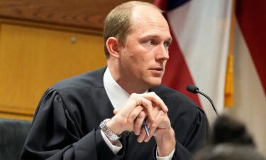 Fulton County Superior Judge Scott McAfee presides at the Fulton County Courthouse on February 27