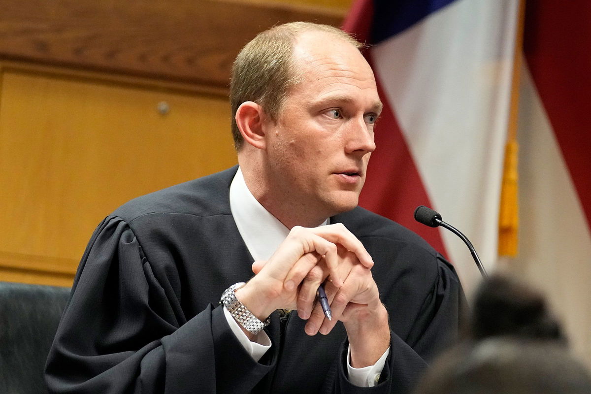 <i>Brynn Anderson/Pool/Getty Images via CNN Newsource</i><br/>Fulton County Superior Judge Scott McAfee presides at the Fulton County Courthouse on February 27