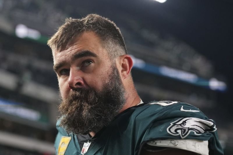 <i>Mitchell Leff/Getty Images via CNN Newsource</i><br/>Jason Kelce spent his entire 13-season NFL career with the Philadelphia Eagles