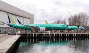 The Federal Aviation Administration has found multiple problems with Boeing’s production practices. Pictured is a Boeing 737 Max 8 aircraft outside the company's manufacturing facility in Renton