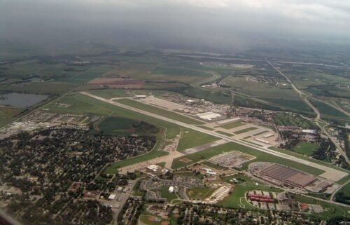 Offutt Air Force Base is pictured near Omaha