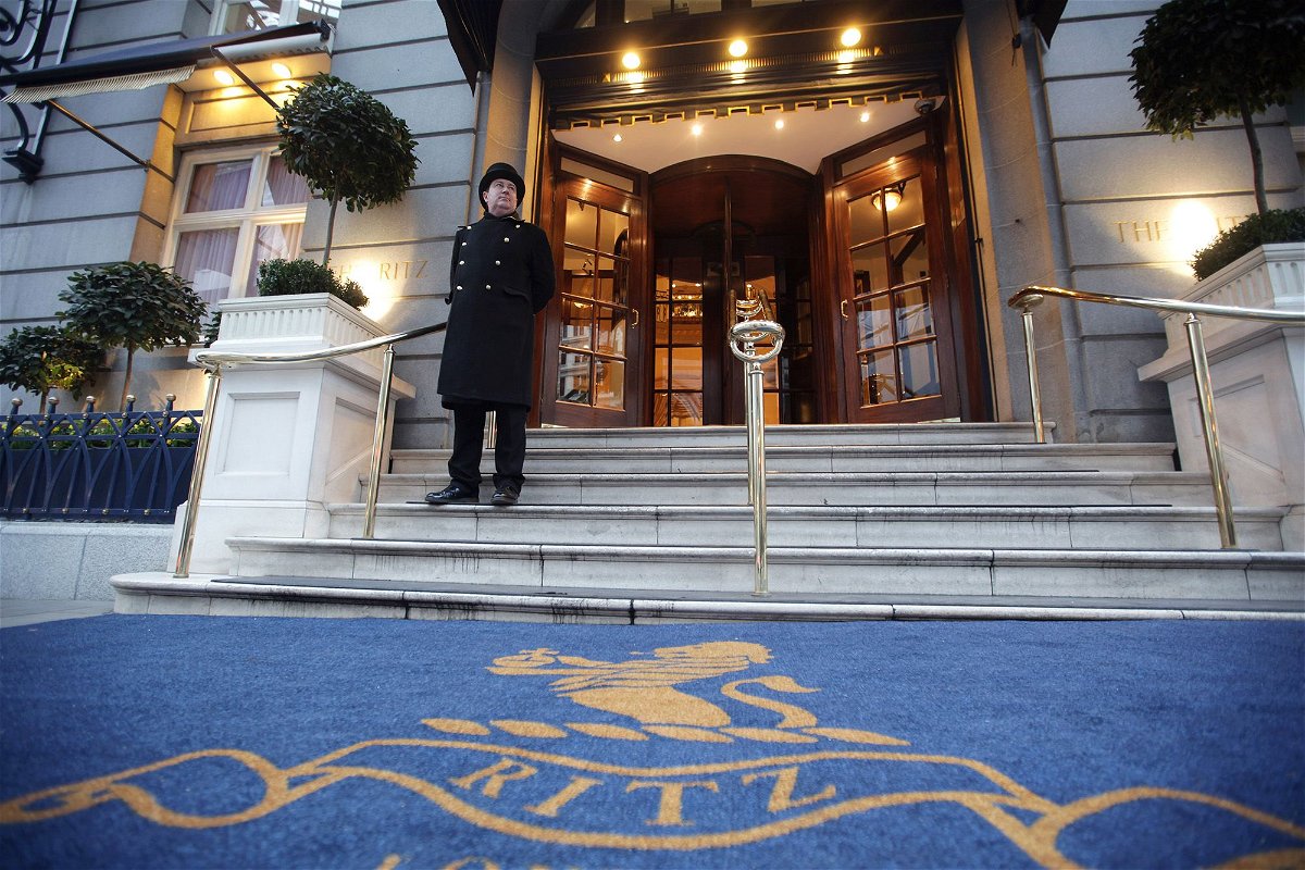 <i>Dan Kitwood/Getty Images via CNN Newsource</i><br/>Hotels like the Ritz Hotel in London are popular with some of DelliBovi's VIP clients.