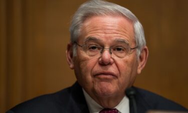 Sen. Bob Menendez (D-NJ) speaks during a Senate Banking