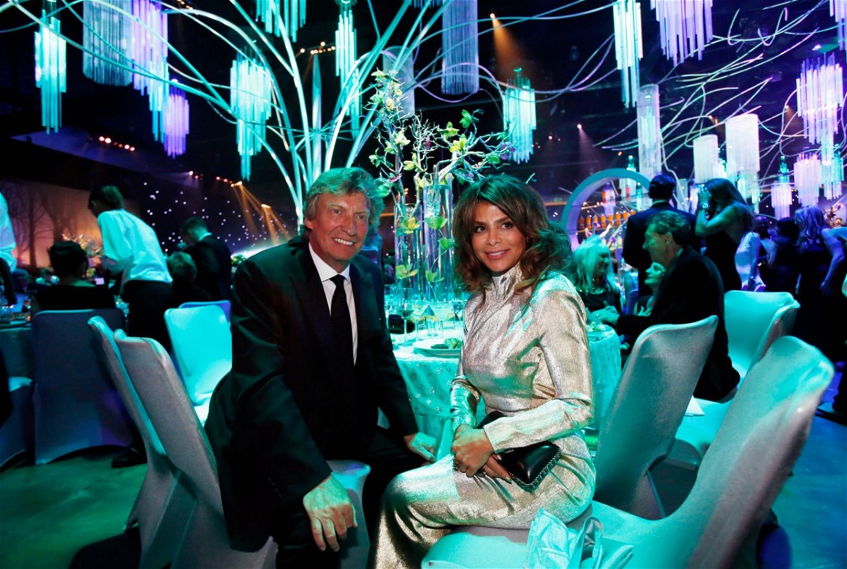 <i>Mario Anzuoni/Reuters via CNN Newsource</i><br/>(From left) Nigel Lythgoe and Paula Abdul at the Governors Ball following the 2013 Primetime Emmy Awards in Los Angeles.