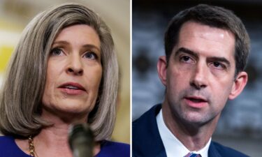 Sen. Joni Ernst of Iowa is miffed that Sen. Tom Cotton of Arkansas did not call her or other Republican leaders to notify them of his intentions to run for the third ranking position in GOP leadership