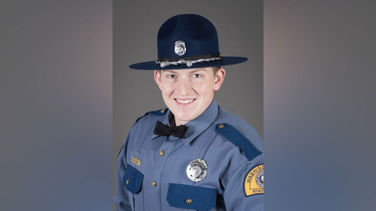 <i>Washington State Patrol via CNN Newsource</i><br/>Washington State Patrol trooper Christopher Gadd was killed when he was struck by a motorist on Saturday