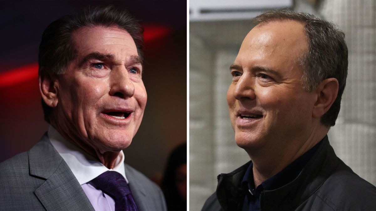 <i>Getty Images via CNN Newsource</i><br/>Democratic Rep. Adam Schiff and Republican Steve Garvey have advanced to the general election in the open primary for California’s open Senate seat