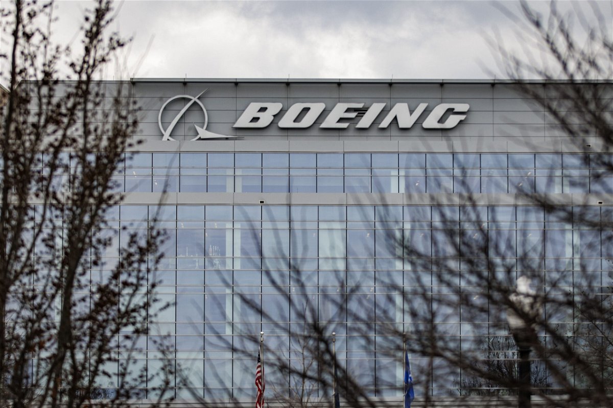 <i>Samuel Corum/Sipa/AP via CNN Newsource</i><br/>The headquarters for the Boeing Company is seen on February 2