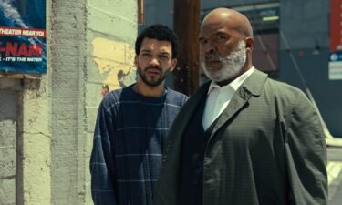 Justice Smith stars as "Aren" and David Alan Grier stars as "Roger" in writer/director Kobi Libii's "The American Society of the Magical Negroes."