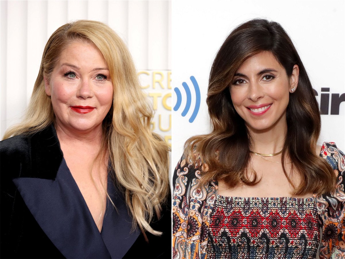 <i>Amy Sussman/WireImage/Getty Images; Astrid Stawiarz/Getty Images via CNN Newsource</i><br/>Christina Applegate and Jamie-Lynn Sigler are launching a podcast about living with multiple sclerosis.