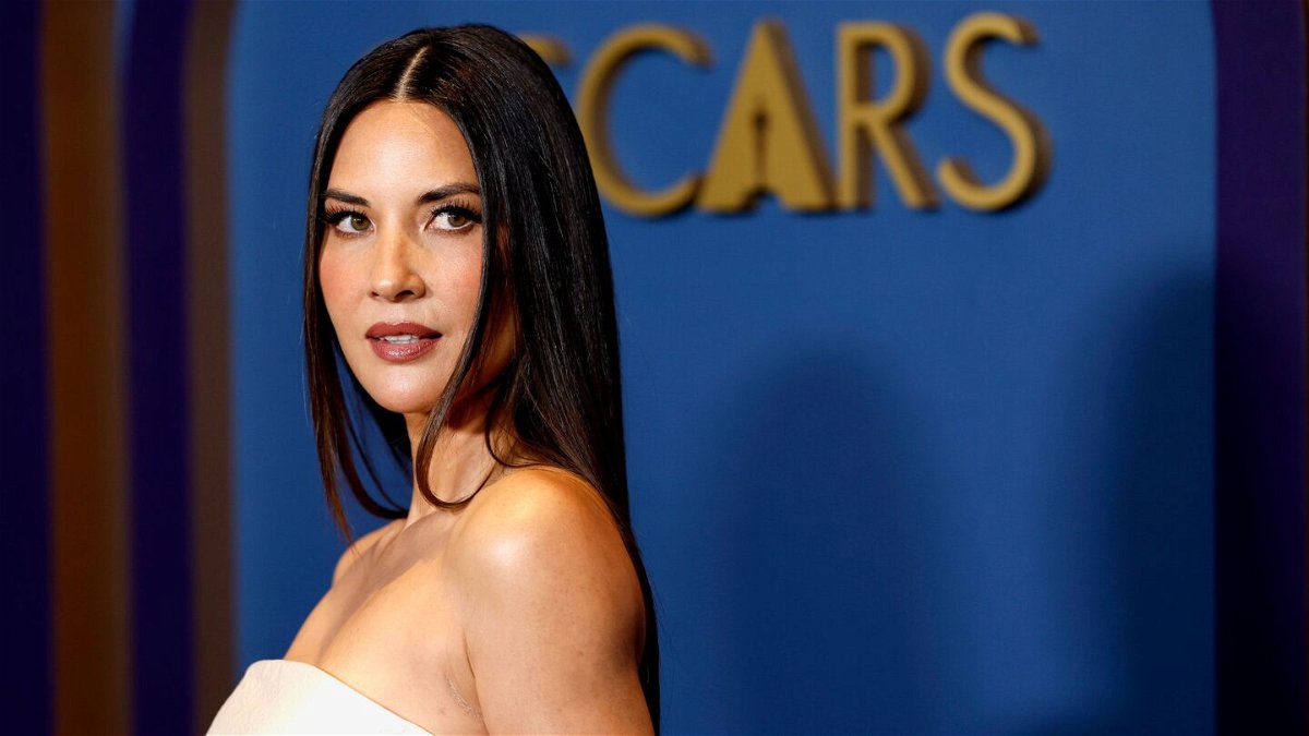 <i>Frazer Harrison/Getty Image via CNN Newsource</i><br/>Olivia Munn attends the Academy Of Motion Picture Arts & Sciences' 14th Annual Governors Awards at The Ray Dolby Ballroom on January 09