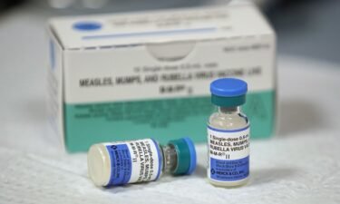 A 10 pack and one dose bottles of measles