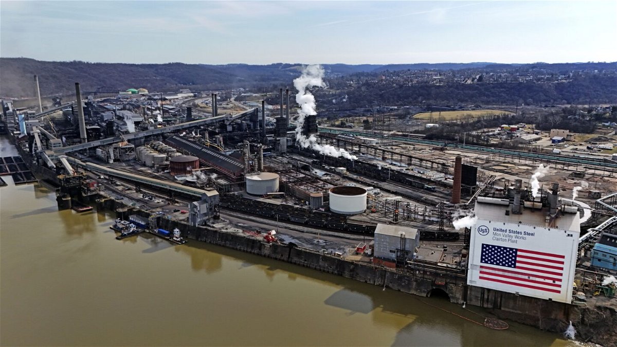 <i>Gene J. Puskar/AP via CNN Newsource</i><br/>United States Steel Mon Valley Works Clairton Plant in Pennsylvania