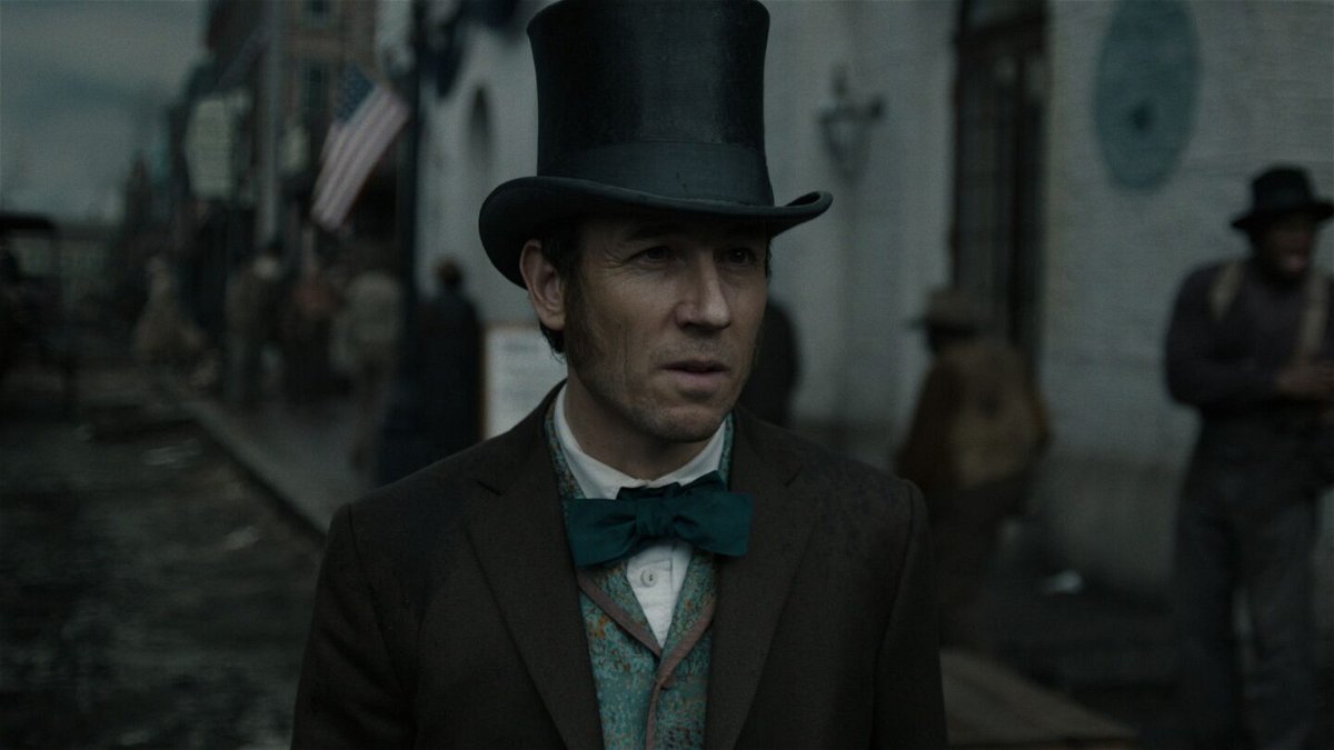 <i>Apple TV+ via CNN Newsource</i><br/>Anthony Boyle as John Wilkes Booth in 