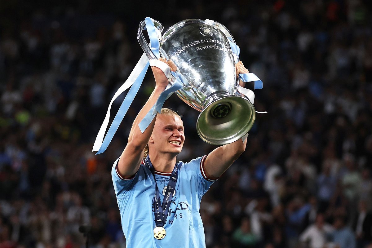 <i>Catherine Ivill/Getty Images via CNN Newsource</i><br/>Manchester City will have to go through Real Madrid to retain its Champions League title.