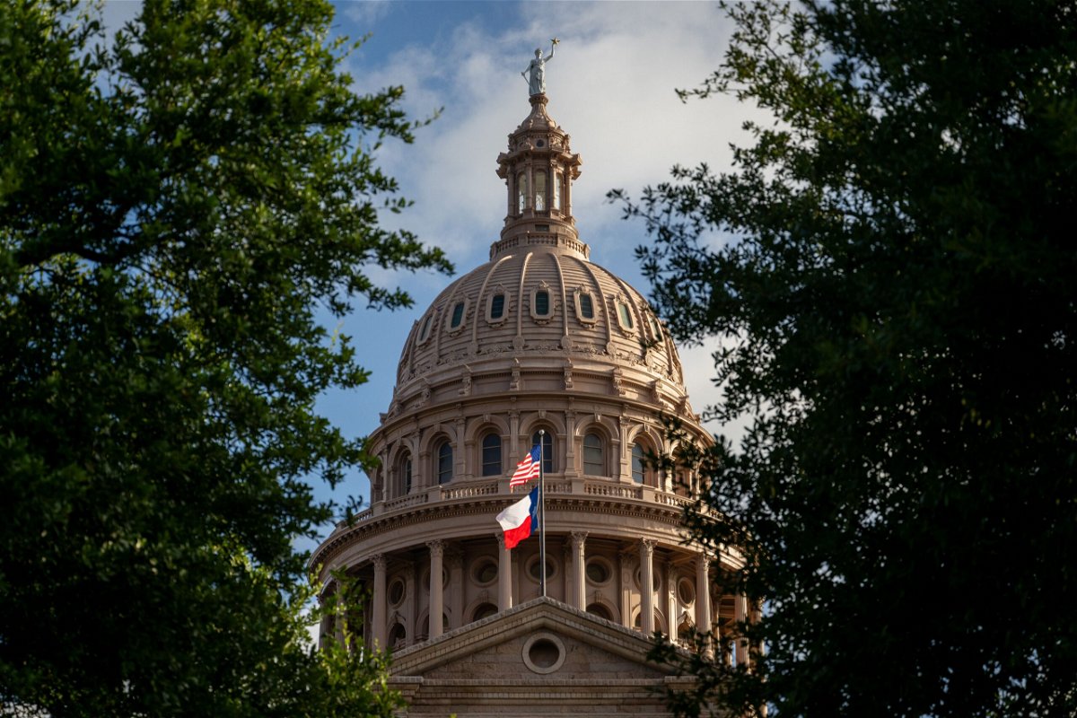 <i>Brandon Bell/Getty Images via CNN Newsource</i><br/>The exterior of the Texas State Capitol is seen on September 05