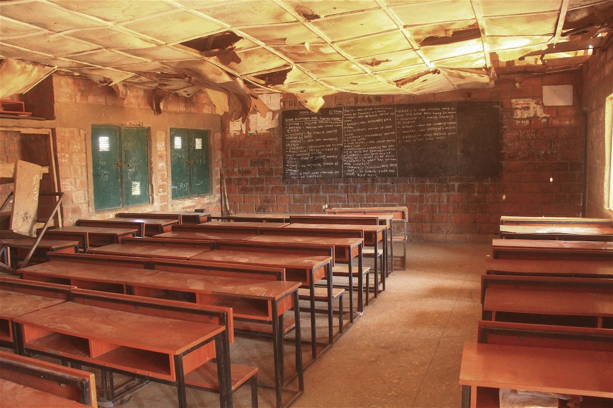 <i>Haidar Umar/AFP/Getty Images/File via CNN Newsource</i><br/>A classroom at the Kuriga school