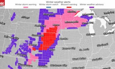 Winter weather alerts spread from New Mexico to the Great Lakes.