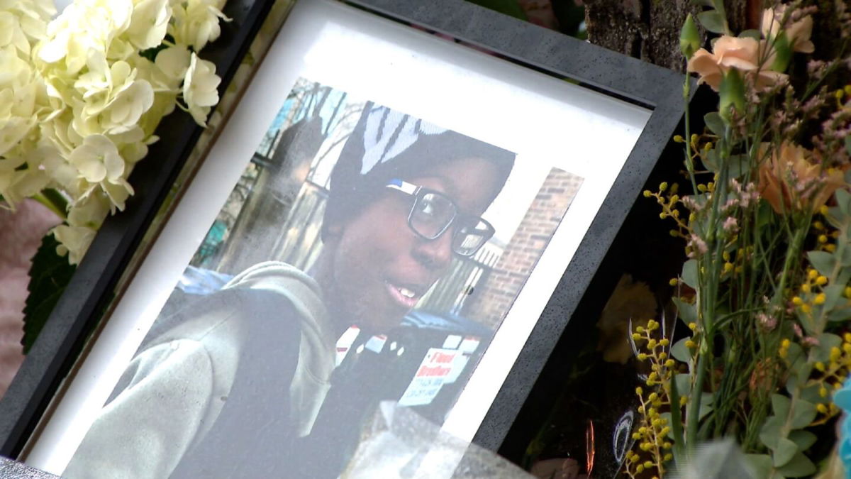 <i>WBBM via CNN Newsource</i><br/>An image of Jayden Perkins is seen at a memorial on March 15.