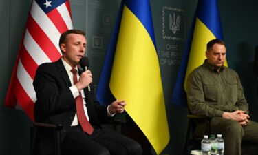 US National Security Adviser Jake Sullivan visits Andriy Yermak