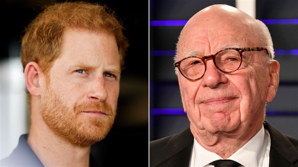 <i>Getty Images via CNN Newsource</i><br/>Prince Harry targets Rupert Murdoch in phone hacking lawsuit