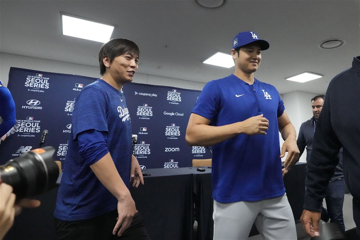 <i>Lee Jin-man/AP via CNN Newsource</i><br/>Los Angeles Dodgers player Shohei Ohtani