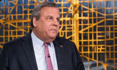 Former Gov. Chris Christie (R-NJ) appears on "Meet the Press" in Washington