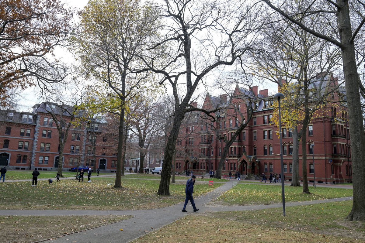 <i>Faith Ninivaggi/Reuters via CNN Newsource</i><br/>Undergraduate applications to Harvard University dipped to four-year lows for the class of 2028