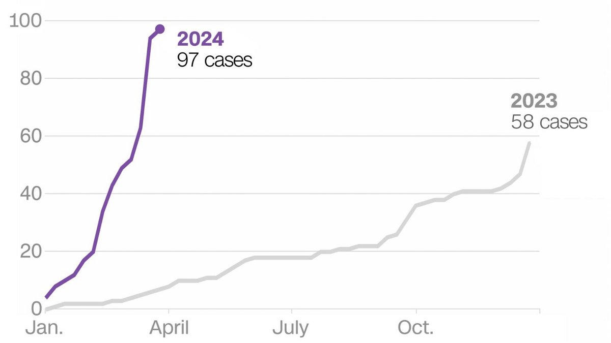 <i>CNN via CNN Newsource</i><br/>Several outbreaks of measles in the United States are driving case counts up and raising alarm among public health officials