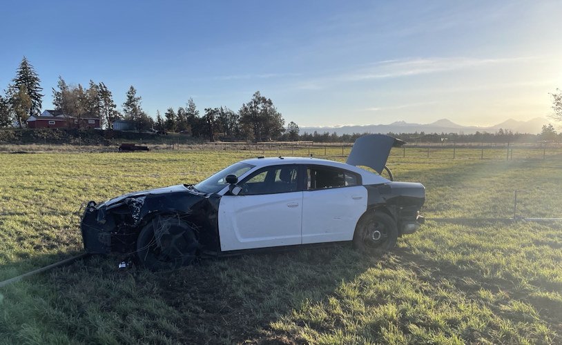 Bend driver, 18, tops 120 mph in two-county Hwy. 97 police chase, crashes after hitting spike strips, DCSO says - KTVZ