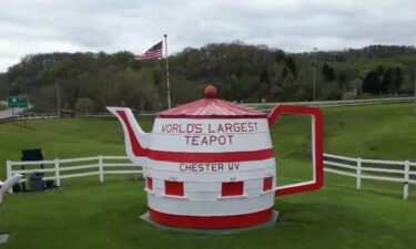 Heinz History Center and Lincoln Highway historian Brian Butko said that this teapot was a giant root beer barrel in Imperial