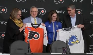 The Philadelphia Flyers announced its partnership with the University of Delaware to establish the institution's first-ever NCAA Division I women's ice hockey program.