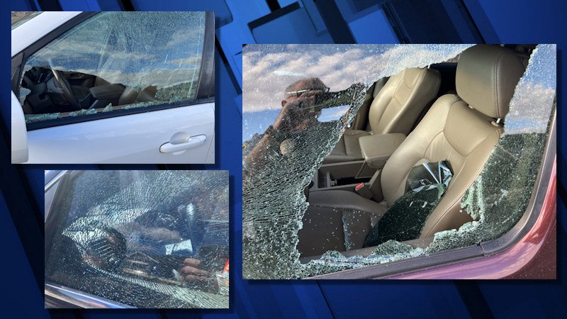 Redmond Police believe a BB gun or air rifle was used to shoot windows on at least 10 parked vehicles over the weekend.