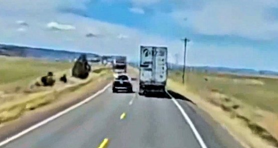 Thumbnail: Dashcam Reveals Harrowing Near-Miss on Harney County Road, Says Oregon State Police