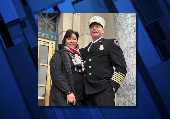 New Sisters-Camp Sherman Fire Chief Tony Prior and wife Dianna