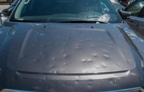 When does car insurance cover hail damage?