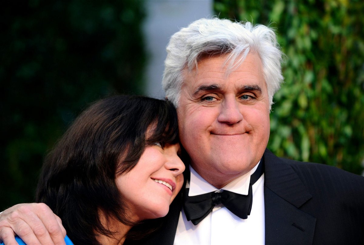 <i>Peter Kramer/AP via CNN Newsource</i><br/>Mavis Leno and Jay Leno at the 2010 Vanity Fair Oscar after party in West Hollywood. Jay Leno’s request for a conservatorship of his wife Mavis Leno’s estate was granted on April 9 during a hearing in a Los Angeles courtroom.