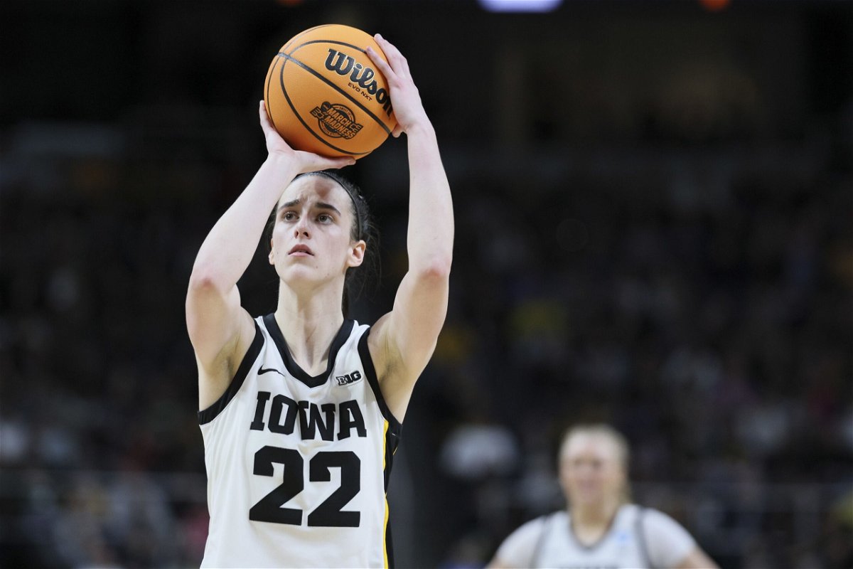 <i>Andy Lyons/Getty Images/File via CNN Newsource</i><br/>Caitlin Clark is expected to be drafted with the first overall pick in the 2024 WNBA draft.