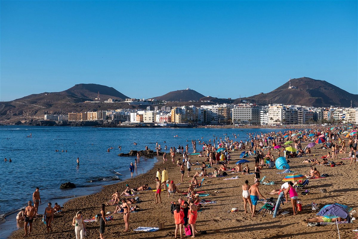 <i>Ernesto r. Ageitos/Moment RF/Getty Images/FILE via CNN Newsource</i><br/>Gran Canaria is among the islands which are complaining about overtourism.