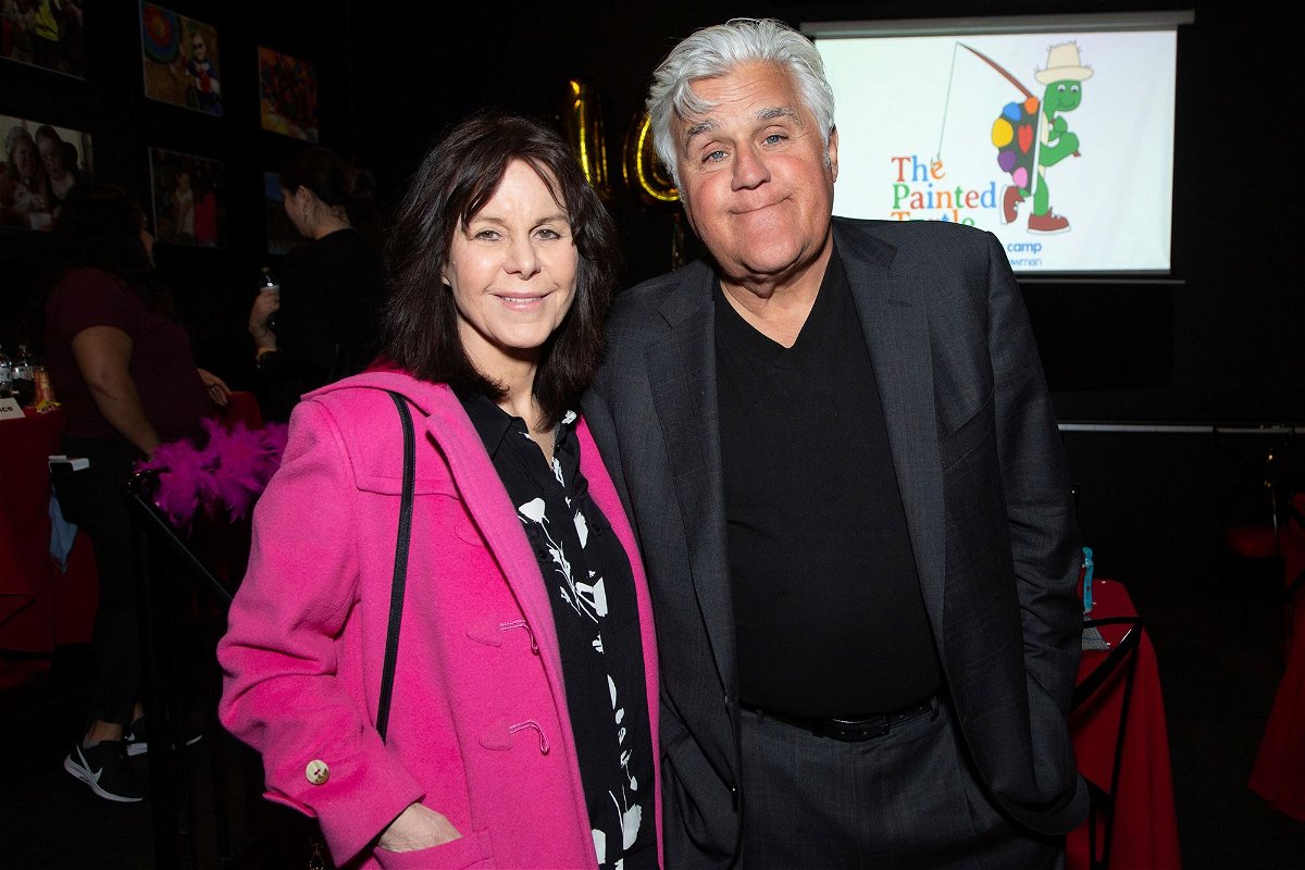 <i>Benjamin Shmikler/ABImages/AP via CNN Newsource</i><br/>Mavis and Jay Leno attend a benefit at the Roxy in West Hollywood on February 26