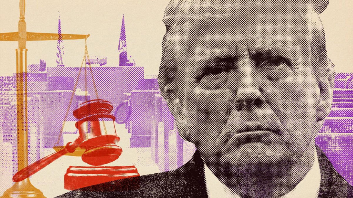 <i>Photo Illustration by Alberto Mier/CNN/Getty via CNN Newsource</i><br/>Former President Donald Trump’s first criminal trial begins on Monday