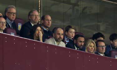 Royal-watchers were thrilled to see Prince William at the game on Thursday evening.