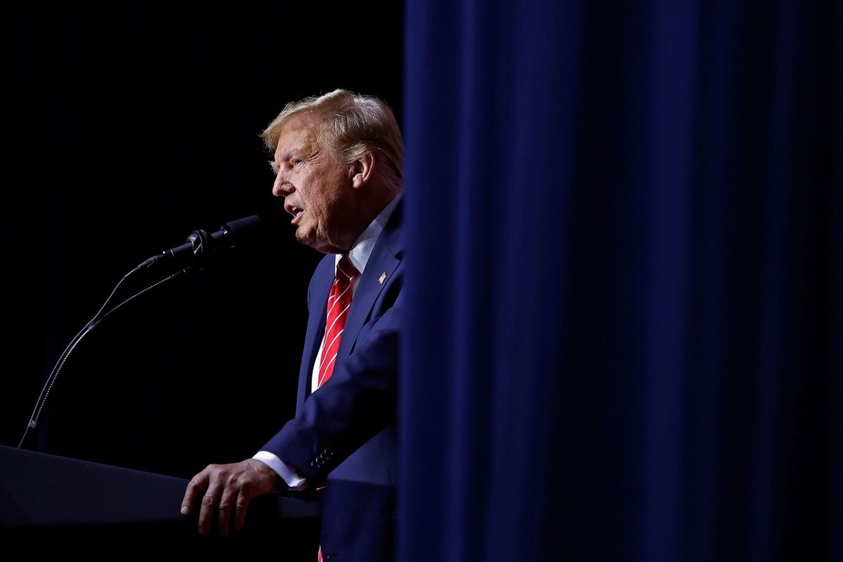 <i>Nate Smallwood/Bloomberg/Getty Images via CNN Newsource</i><br/>Dave McCormick speaks during an election night party in Pittsburgh in May 2022.