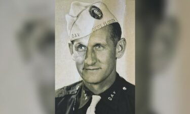 Hiram "Ross" Grayam won a Purple Heart while serving during World War II.