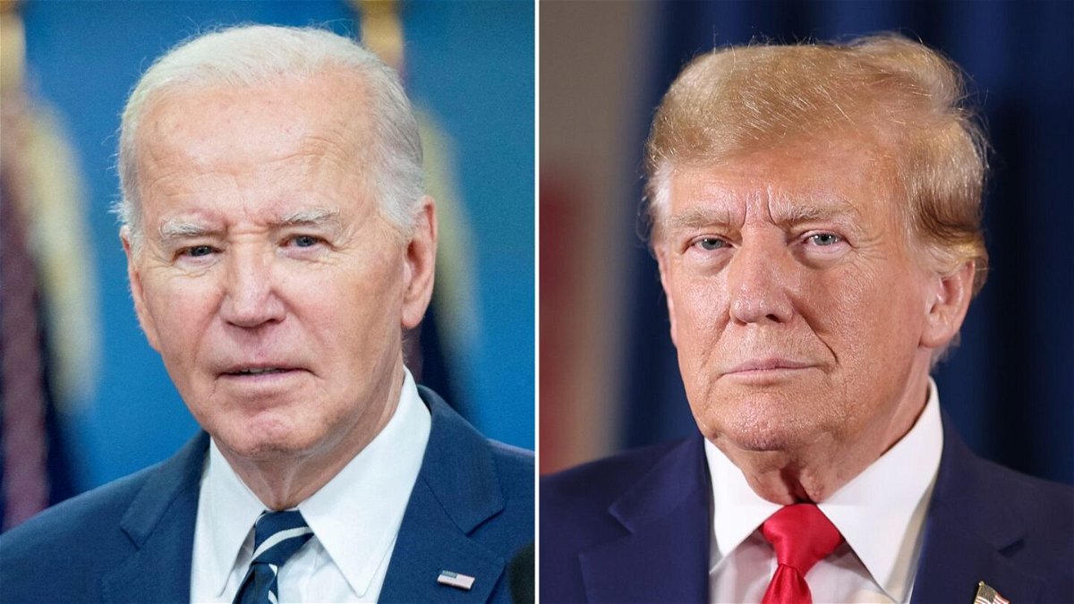 <i>Reuters/Getty Images via CNN Newsource</i><br/>News organizations on Sunday urged President Joe Biden and former President Donald Trump to participate in televised debates ahead of the 2024 election.
