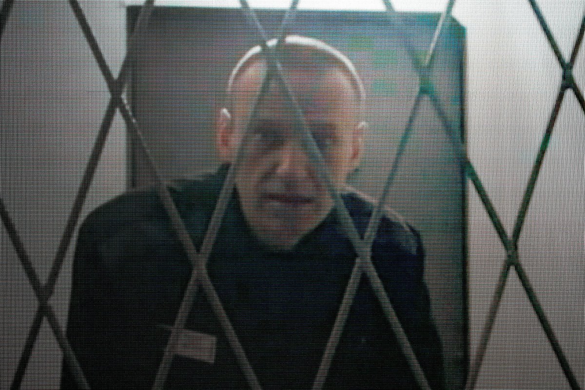 <i>Alexander Zemlianichenko/AP via CNN Newsource</i><br/>Russian opposition leader Alexey Navalny appears via a video link from the Arctic penal colony where he was serving a 19-year sentence