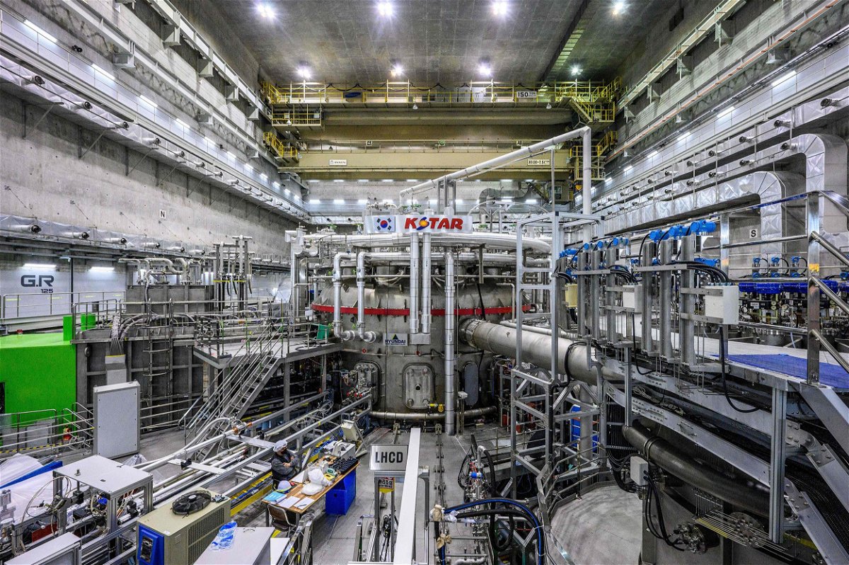 <i>Anthony Wallace/AFP/Getty Images via CNN Newsource</i><br/>The Korea Superconducting Tokamak Advanced Research device (KSTAR)